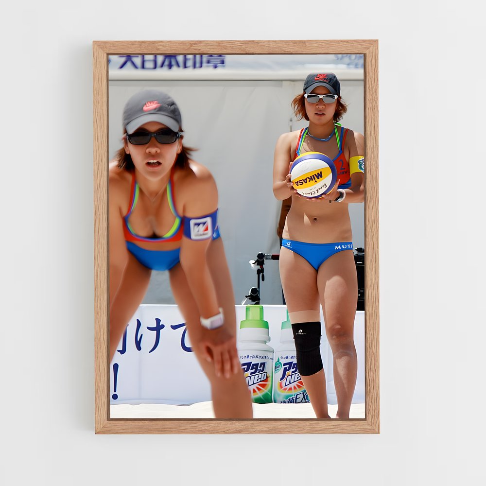 Poster Beach Volley Star – affiche Beach-volley (vue 4)